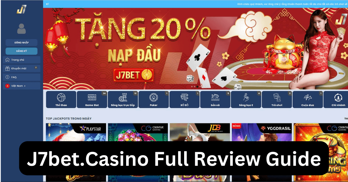 J7bet.casino: Unveiling the Thrills of Online Gaming Excellence!