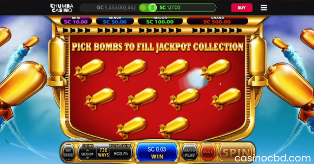 Bombshell Jackpot chumba casino